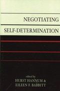 Cover: Negotiating Self-Determination - Bloomsbury eBooks US
