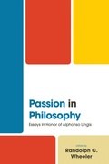 Cover: Passion in Philosophy - Lexington Books