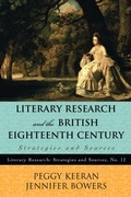 Cover: Literary Research and the British Eighteenth Century - Scarecrow Press