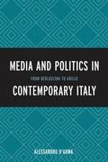 Cover: Media and Politics in Contemporary Italy - Lexington Books