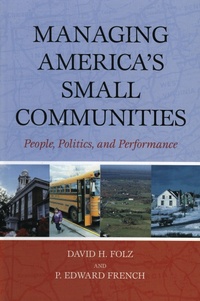 Bild: Managing America's Small Communities - Rowman & Littlefield Publishers