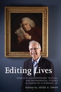 Cover: Editing Lives - Bucknell University Press,U.S.