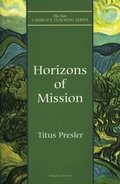 Cover: Horizons of Mission - Cowley Publications,U.S.