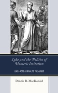 Cover: Luke and the Politics of Homeric Imitation - Bloomsbury eBooks US
