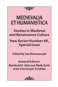 Cover: Medievalia et Humanistica, No. 48 - Rowman & Littlefield