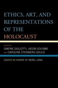 Cover: Ethics, Art, and Representations of the Holocaust - Bloomsbury eBooks US