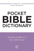 Cover: Pocket Bible Dictionary - Thomas Nelson Publishers