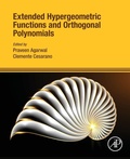 Cover: Extended Hypergeometric Functions and Orthogonal Polynomials - Academic Press