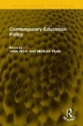 Cover: Contemporary Education Policy - Routledge