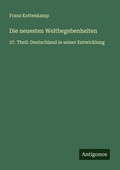 Cover: Die neuesten Weltbegebenheiten - Antigonos Verlag