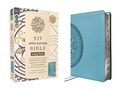 Cover: NIV Application Bible, Large Print, Leathersoft, Teal, Red Letter, Thumb Indexed, Comfort Print - Zondervan