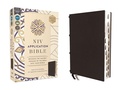 Cover: NIV Application Bible, Genuine Leather, Calfskin, Black, Red Letter, Thumb Indexed, Comfort Print - Zondervan