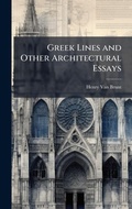 Cover: Greek Lines and Other Architectural Essays - Hutson Street Press