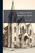 Cover: Correction, Instruction - Hutson Street Press