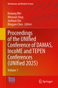 Cover: Proceedings of the UNIfied Conference of DAMAS, IncoME and TEPEN Conferences (UNIfied 2025) - Springer