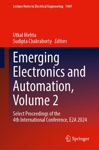 Abbildung von: Emerging Electronics and Automation, Volume 2 - Springer