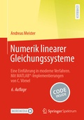 Cover: Numerik linearer Gleichungssysteme - Springer Spektrum