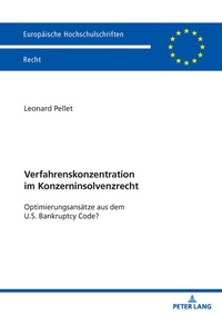 Abbildung von: Verfahrenskonzentration im Konzerninsolvenzrecht - Peter Lang Verlag