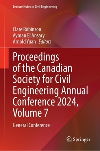 Abbildung von: Proceedings of the Canadian Society for Civil Engineering Annual Conference 2024, Volume 7 - Springer