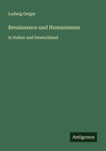 Cover: Renaissance und Humanismus - Antigonos Verlag