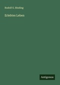 Cover: Erlebtes Leben - Antigonos Verlag