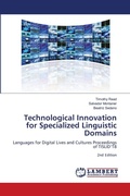 Cover: Technological Innovation for Specialized Linguistic Domains - LAP Lambert Academic Publishing