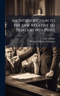 Enlarge image Cover: An Introduction to the law Relative to Trials at Nisi Prius - Hutson Street Press