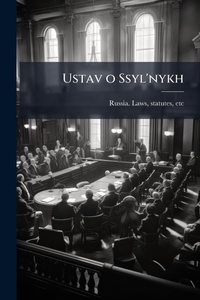 Abbildung von: Ustav o Ssyl'nykh - Hutson Street Press