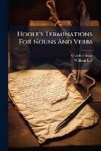 Enlarge image Cover: Hoole's Terminations For Nouns And Verbs - Hutson Street Press