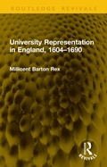 Bild: University Representation in England, 1604-1690 - Routledge