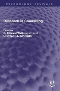 Abbildung von: Research in Counseling - Routledge
