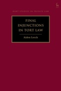 Cover: Final Injunctions in Tort Law - Hart Publishing
