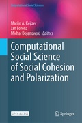 Cover: Computational Social Science of Social Cohesion and Polarization - Springer