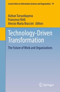 Enlarge image Cover: Technology-Driven Transformation - Springer