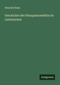 Cover: Geschichte des Plusquamoerfekts im Lateinischen - Antigonos Verlag