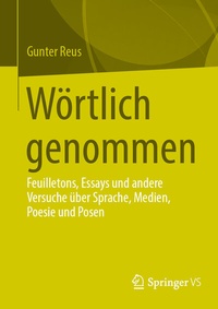 Abbildung von: Wörtlich genommen - Springer VS