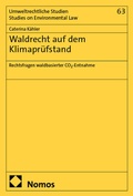 Abbildung von: Waldrecht auf dem Klimaprüfstand - Nomos