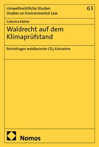 Abbildung von: Waldrecht auf dem Klimaprüfstand - Nomos