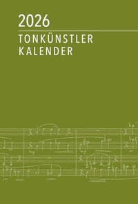 Abbildung von: Tonkünstler-Kalender 2026 - Robert Lienau GmbH