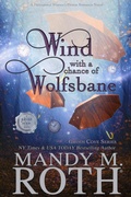 Cover: Wind with a Chance of Wolfsbane (Grimm Cove, #6) - Raven Happy Hour LLC