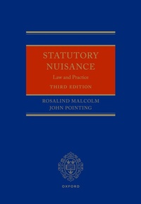 Abbildung von: Statutory Nuisance - Oxford University Press