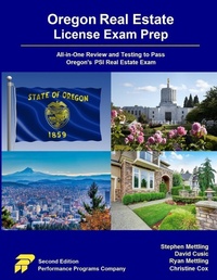 Abbildung von: Oregon Real Estate License Exam Prep - Performance Programs Company LLC