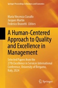 Cover: A Human-Centered Approach to Quality and Excellence in Management - Springer