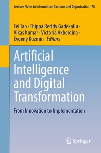 Enlarge image Cover: Artificial Intelligence and Digital Transformation - Springer
