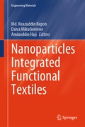Cover: Nanoparticles Integrated Functional Textiles - Springer