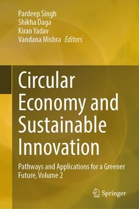 Enlarge image Cover: Circular Economy and Sustainable Innovation - Springer