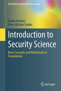 Cover: Introduction to Security Science - Springer
