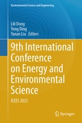 Cover: 9th International Conference on Energy and Environmental Science - Springer