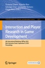 Cover: Interaction and Player Research in Game Development - Springer