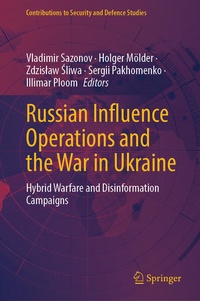 Enlarge image Cover: Russian Influence Operations and the War in Ukraine - Springer